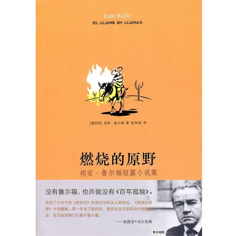 【正版书】 燃烧的原野 (墨)鲁尔福 著,张伟劼 译 译林出版社