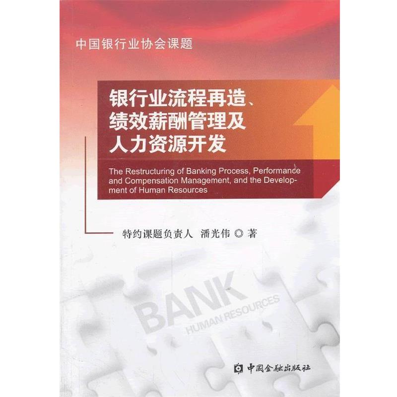【正版书】 银行业流程再造、绩效薪酬管理及人力资源开发 潘光伟 著 中国金融出版社