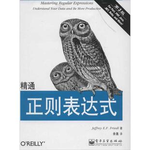 【正版书】 精通正则表达式 Jeffrey E.F.Friedl(杰佛瑞E.F.佛瑞德) 电子工业出版社