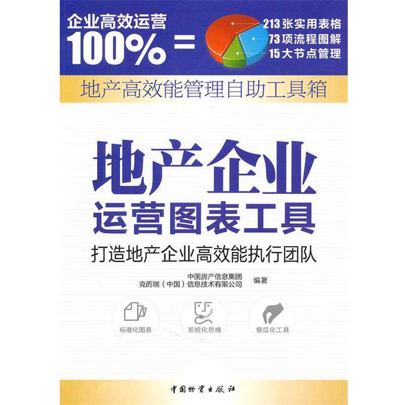 【正版书】 地产企业运营图表工具 中国房产信息集团,克而瑞(中国)信息技术有限公司 编著 中国财富出版社