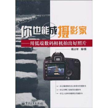 【正版书】 你也能成摄影家:用低端数码相机拍出好照片 戴占军 著 电子工业出版社