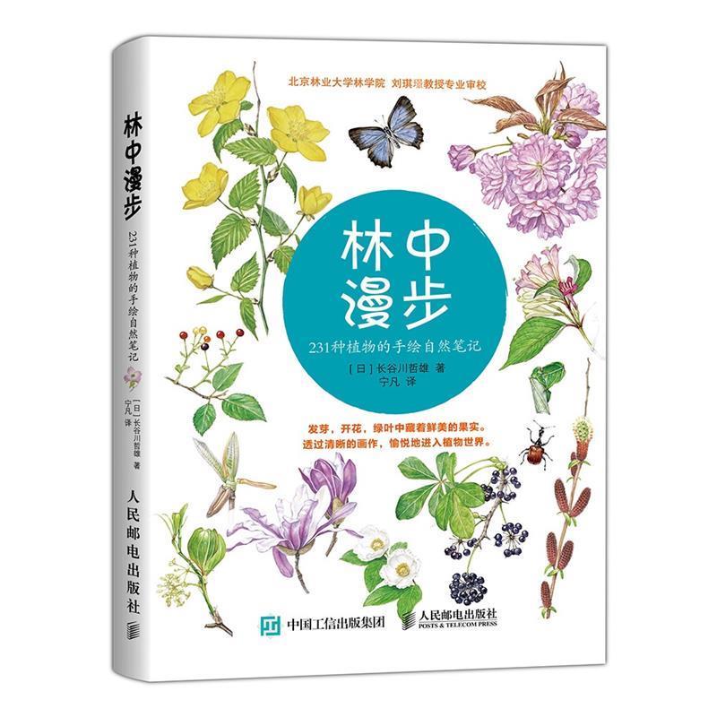 【正版书】 林中漫步-231种植物的手绘自然笔记 长谷川哲雄 人民邮电出版社