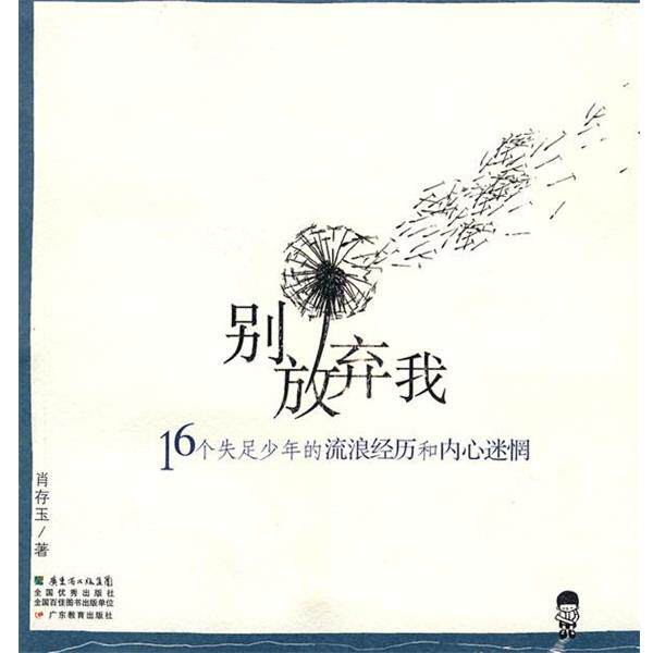 【正版书】 别放弃我 16个失足少年的流浪经历和内心迷惘 肖存玉 著 广东教育出版社