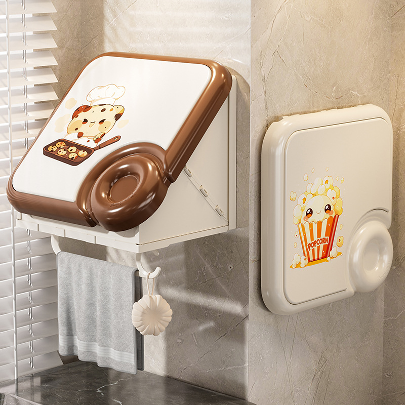 浴室折叠壁挂柜脏衣服收纳多功能家用卫生间收纳神器毛巾置物架