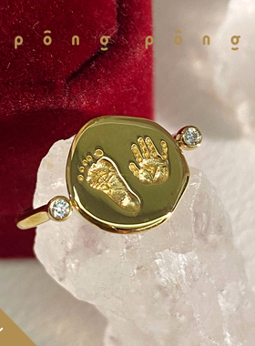 怦怦跳金戒指怦怦跳18K金亲子