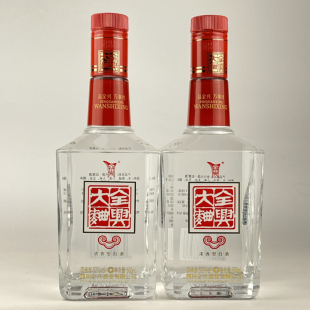 四川全兴大曲如意光瓶52度38度经典方瓶浓香型白酒整箱500ml*6瓶
