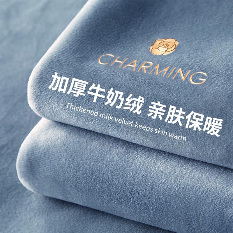 2024新款牛奶绒床笠冬季加绒床罩珊瑚绒加厚床垫保护罩防滑床单套