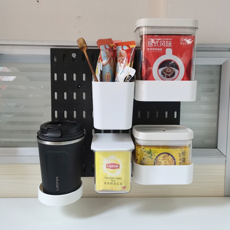 洞洞板黑色配件专项，挂办公桌隔板屏风，文具手机水杯抽纸巾收纳,收纳整理,其他收纳,淘宝优惠券,粉丝福利购,淘宝优惠卷