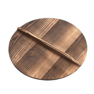 杉木锅盖手工木头锅盖32cm/34cm/36cm传统老式家用炒锅木盖