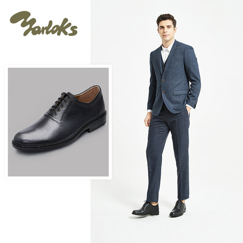 Yarloks男士皮鞋商务正装英伦风