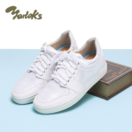 系带小白鞋Yarloks/雅乐士休闲