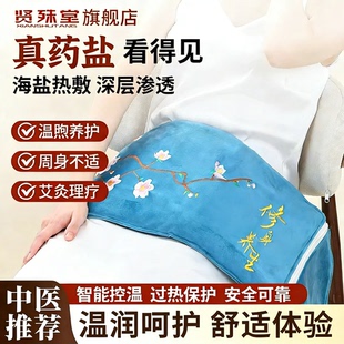 海盐热敷包电加热电热理疗袋子艾灸艾草肩颈椎腰带粗盐盐袋理疗袋