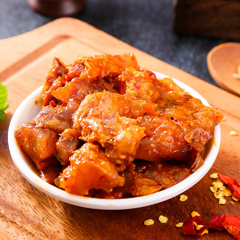 西北甘肃特产平凉红牛碳烤牛筋真空独立包装休闲办公零食即食袋装