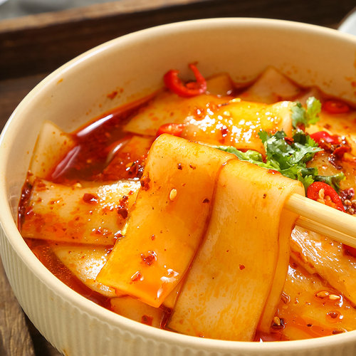 甘肃特产静宁流汁宽粉当地速食