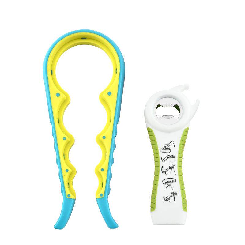 一开罐器五合一开瓶器两件套厨房多功能啤酒开瓶器开罐器套装定制