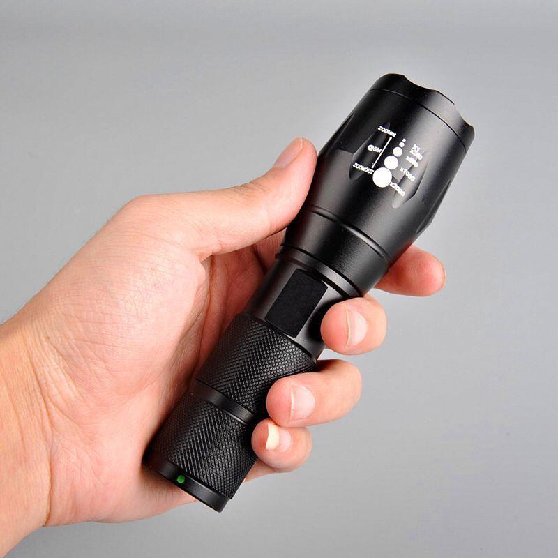 XML-T6强光 Q5-XPE伸缩调焦铝合金手电筒