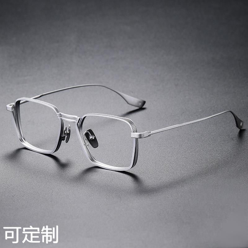 新款时尚金属框架成品近视眼镜架男款时尚高级感防平光镜
