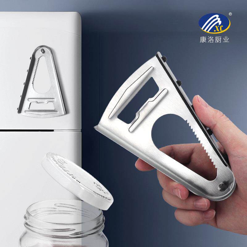 直供三角开瓶器啤酒起子开罐两用炼奶钉拧盖厨房小工具定制