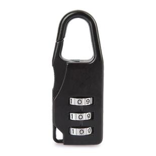 现货 锌合金军刀丝印十字密码锁迷你小锁背包挂锁 行李箱挂锁