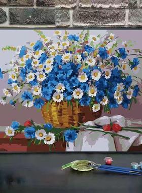 数字油画油彩画diy手绘画外贸paint by number