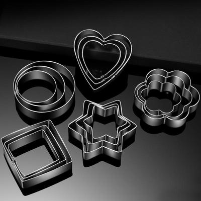 不锈钢饼干模曲奇饼干模具慕斯圈切模型烘焙工具饼干DIY切模定制