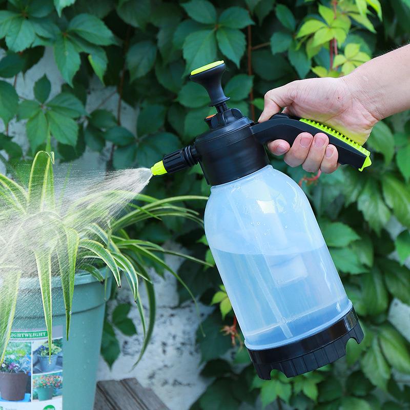 2升高压透明喷壶手动农业喷雾器手持喷壶家庭园艺气压喷水壶定制