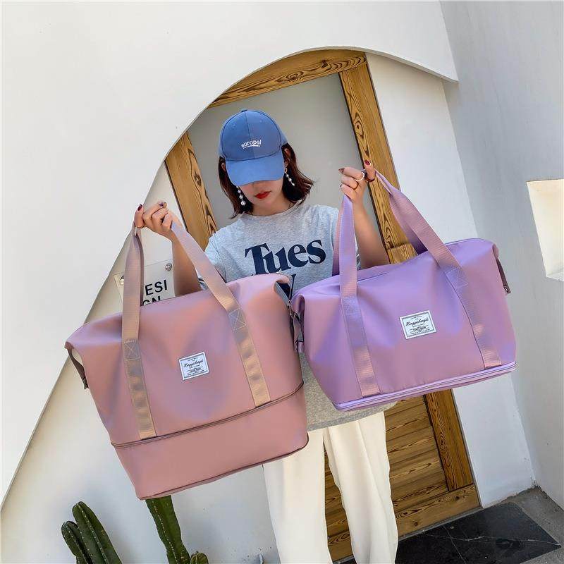 时尚短途手提旅行包 瑜伽运动干湿分离健身包 牛津布大容量待产包