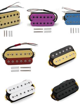 电吉他双线圈拾音器 双块4接线双联电吉他大功率ST IBZ升级零配件