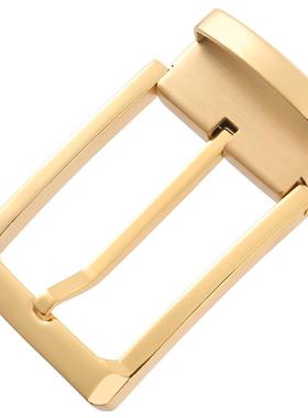 男士不锈钢皮带扣头打孔皮带扣休闲钢针扣冲孔皮带扣C61501