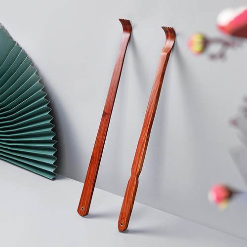 红木痒痒挠红檀木老头了实木质耙子挠痒痒神器抓后背止痒牛角挠子