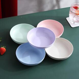 加深圆形吐骨头盘碟KTV酒吧小吃盘碟装瓜子坚果小盘子定制