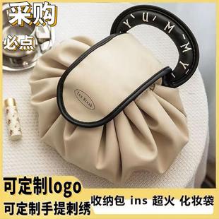 高颜值化妆包洗漱包大容量防水便携收纳包超大高级轻奢小众旅定制