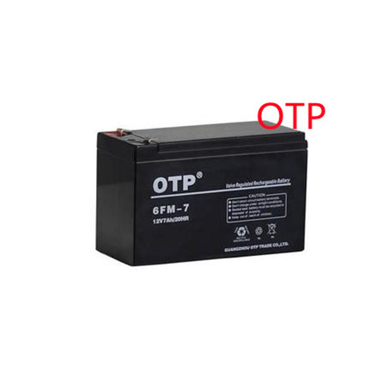 OTP蓄电池6FM-7OT7-12 消防电梯 医疗仪器12V7AH 铅酸电池 免维护