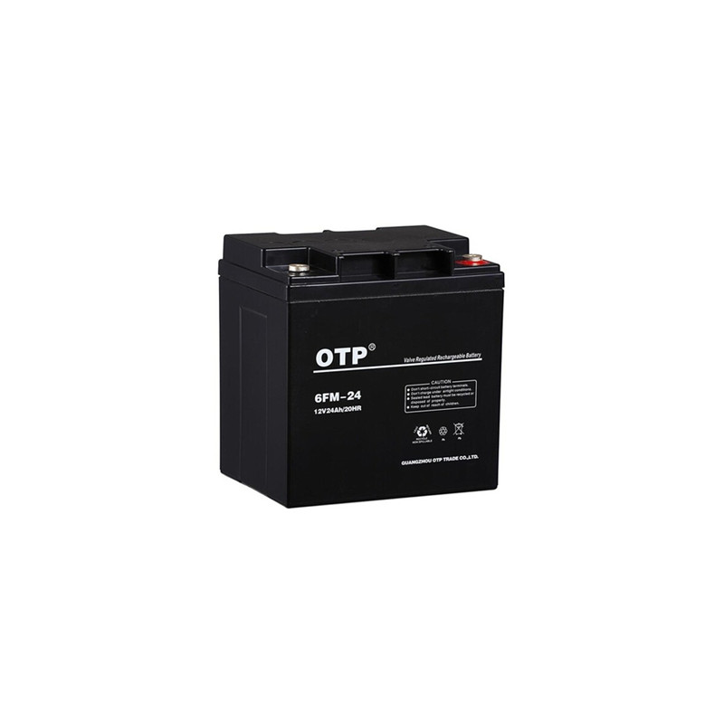 OTP蓄电池6FM24 光伏电柜 直流屏电源12V24AH 免维护 UPS主机应急