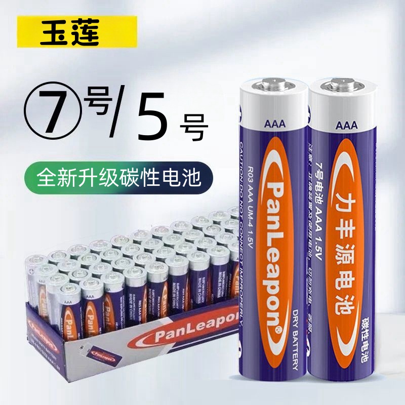 5号电池7号电池正新碳性品五号七号玩具电池全新升级电视空调遥控器指纹锁鼠标相机话筒1.5V干电池