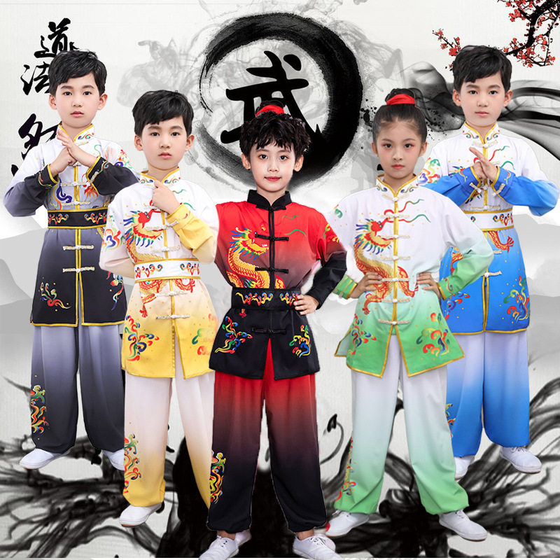 儿童武术练功服秋冬武馆