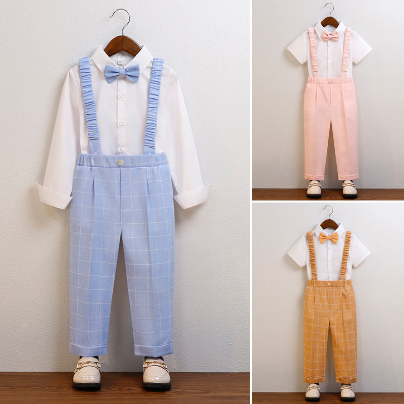 儿童礼服春秋季男童衬衫