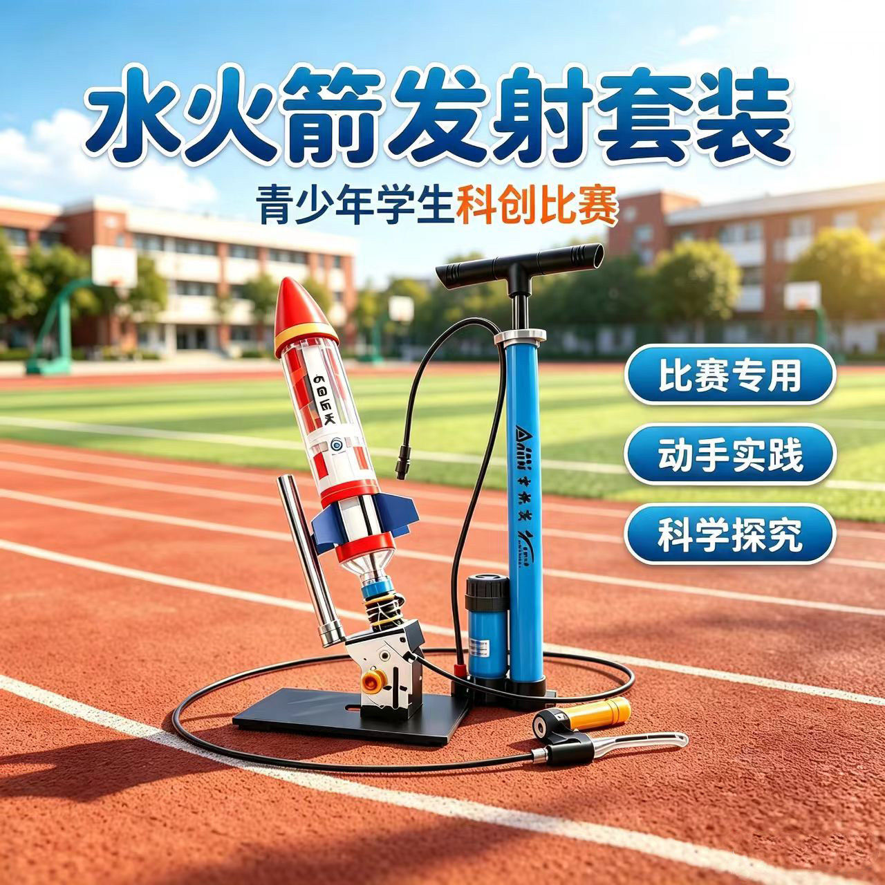 水火箭带降落伞全套材料