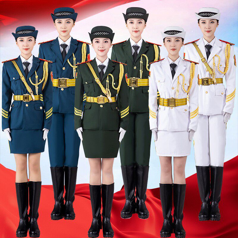 班服装学生仪仗队升旗仪式礼服学校合唱管乐队护卫队套装