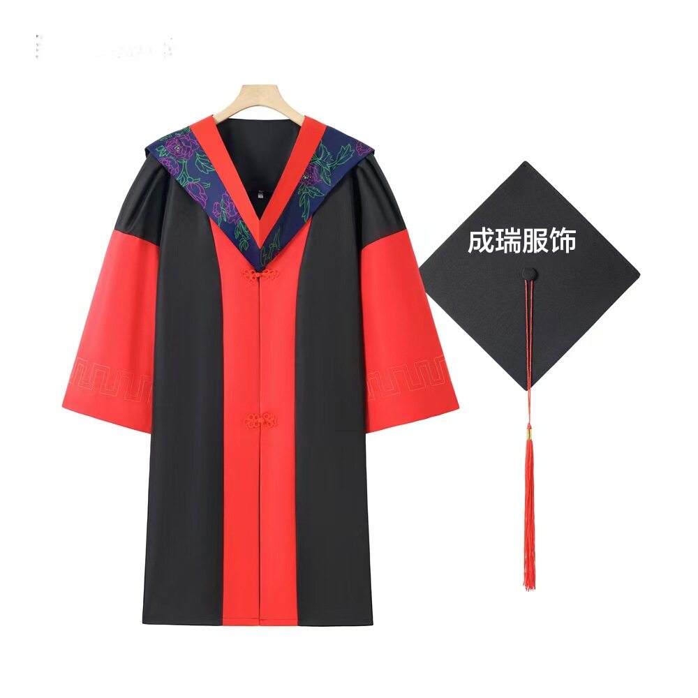 博士服毕业礼服团体大学生男女学院风工科本科文科硕士博士导师袍