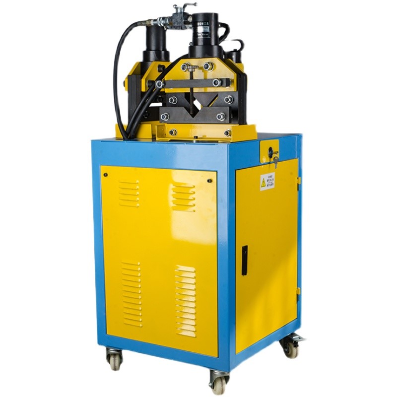 液压角钢加工机角铁切断切角折弯切弧电H动冲孔机消防支架干挂打