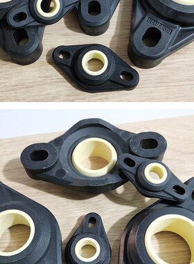 EFOM-25内径25mm EFOM-30内径30mm  易格斯款菱形塑料轴承座 耐磨