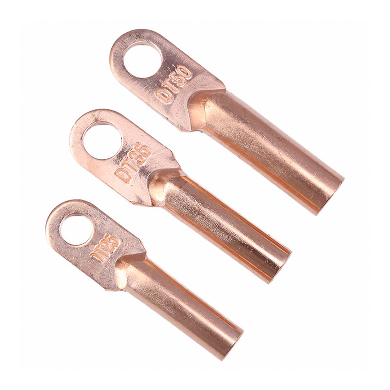 DT16/25/35/50平方铜鼻子接线鼻接线端子铜线耳堵油铜接头链接器