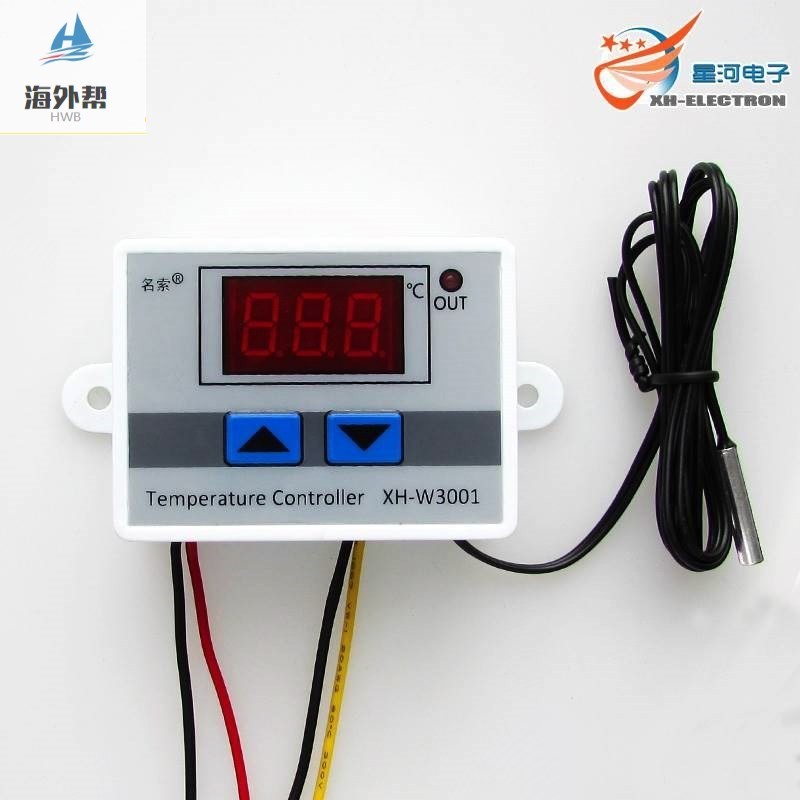 开关温控器冰箱冷柜简易液晶温度显示恒温智能冰柜可调工业控制仪