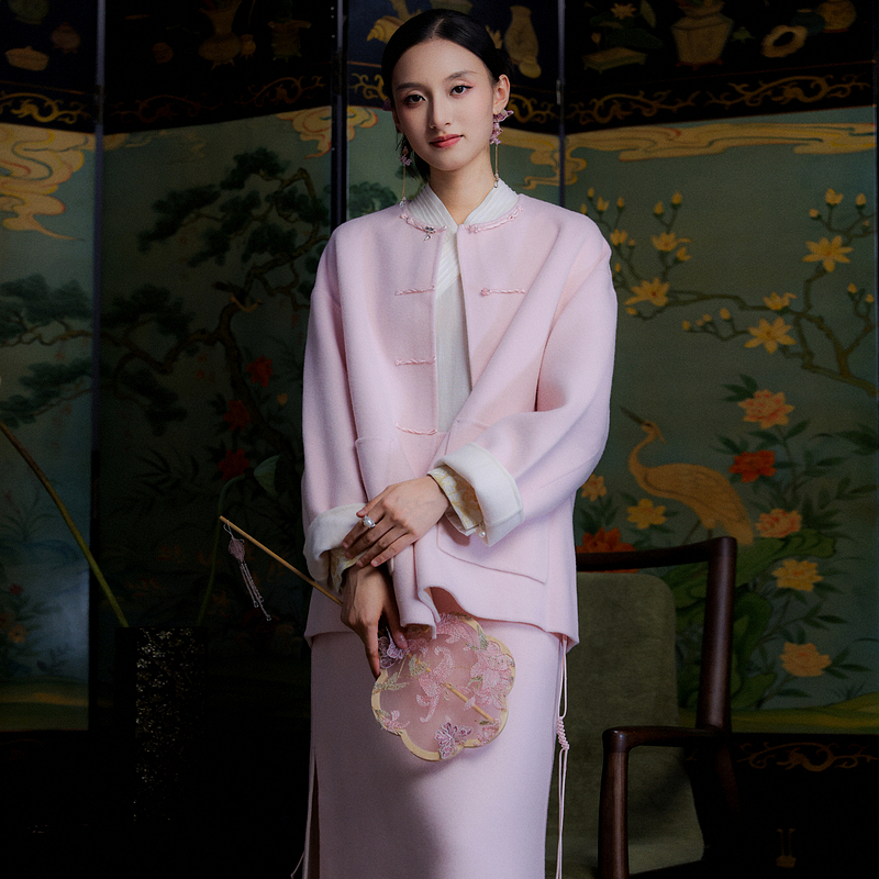 陌遇减龄温柔风唐装上衣中式外套