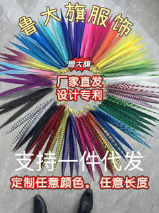 羽毛背板舞蹈翎子翎毛羽毛仿真羽毛京剧花旦头饰表演道具戏曲定制