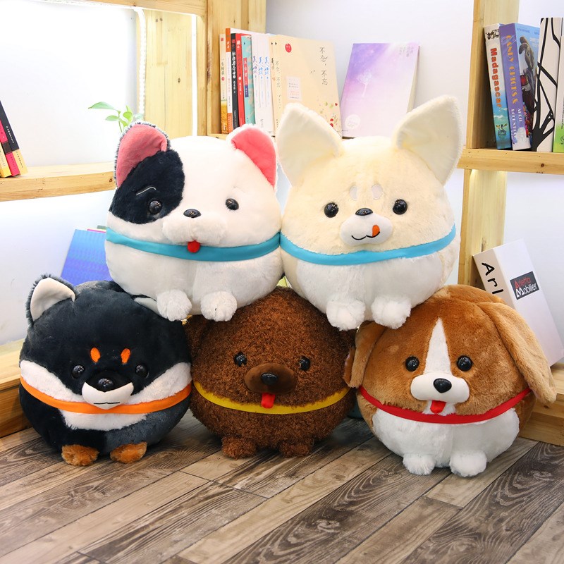 正品柴犬公仔毛绒玩具玩偶可爱懒人空调毯抱枕两用生日女孩情人节