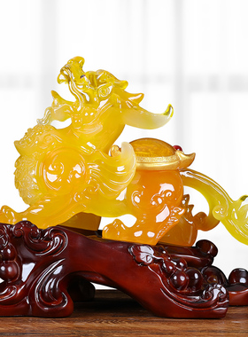 貔貅招财摆件一对客厅酒柜办公室桌面装饰品公司乔迁店铺开业礼品