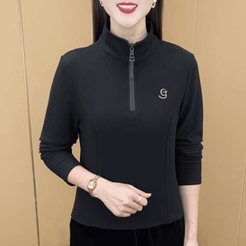 新款宽松显瘦洋气保暖上衣女