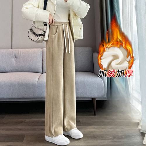 阔腿裤宽松加厚休闲长裤妈妈装